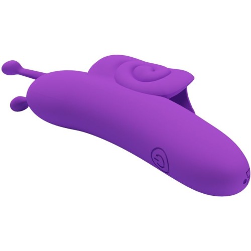 Estimulador De Dedo Caracol Poderoso Morado
