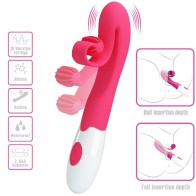 30 Speed Vibrator and Stimulator Pink - ROMANCE