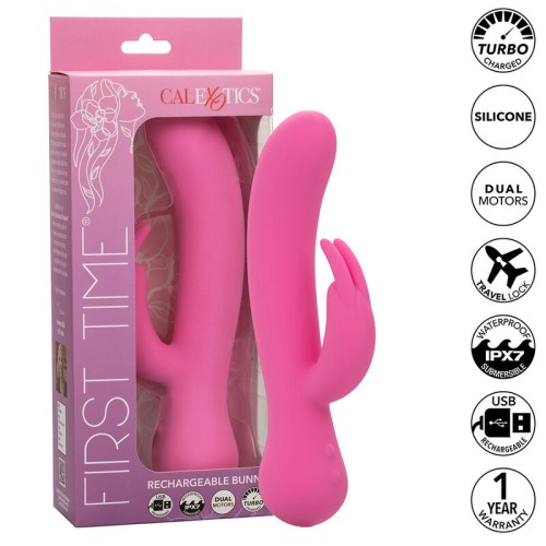 First Time Rechargeable Bunny Vibrator for Intense Pleasure