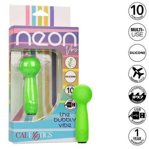 Neon Vibes The Bubbly Vibe Mini Massager for Adventurous Pleasure