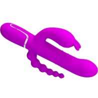 Pretty Love Cammy Triple Vibrador - Herramienta de Placer Definitiva