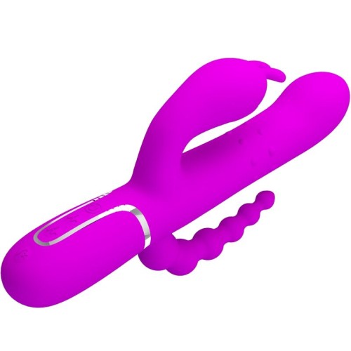 Pretty Love Cammy Triple Vibrador - Herramienta de Placer Definitiva