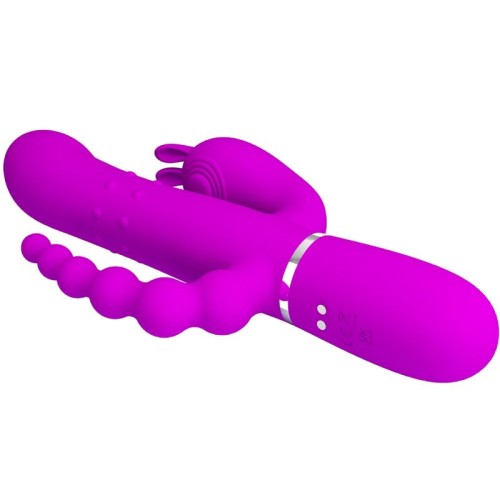 Pretty Love Cammy Triple Vibrador - Herramienta de Placer Definitiva