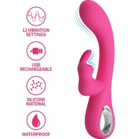 Pretty Love Novak Rabbit Vibrator 12 Vibrations Pink - Ultimate Pleasure