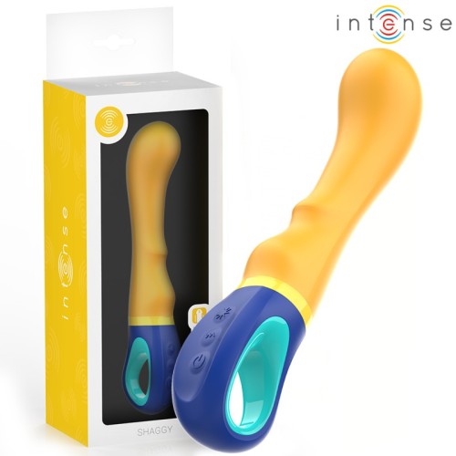 Intense Shaggy G-Spot Vibrator Yellow