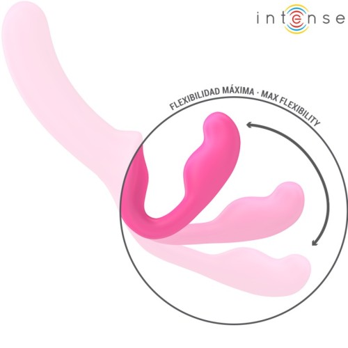 Intense Amy Vibrador Doble 20 Cm Rosa Control Remoto