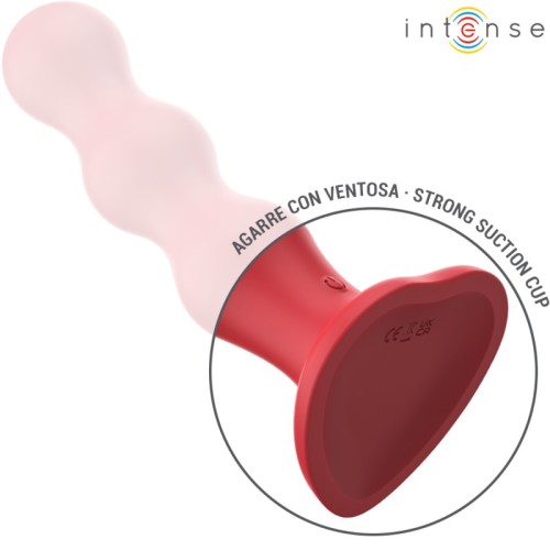 Intense Cody Vibrador Con Ventosa Rojo Control Remoto
