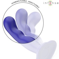 Intense Shorty Vibrator with Suction Cup Remote Control Blue