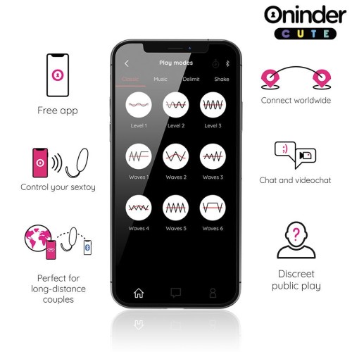 Love Pleasure Vibro-wave Egg - App Controlled