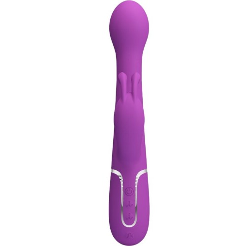Dejon Multifunction Rabbit Vibrator 3 in 1 Purple