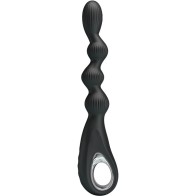 Federer Anal Vibrator 12 Vibrations Black - Luxurious Pleasure