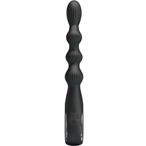 Federer Anal Vibrator 12 Vibrations Black - Luxurious Pleasure