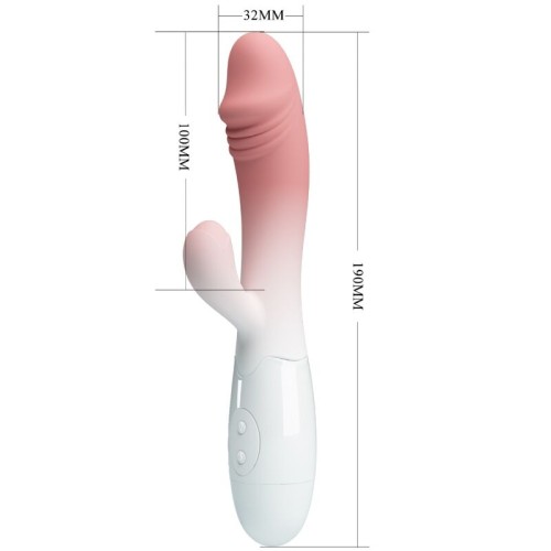 Snappy Rabbit Vibrator 30 Functions Pink