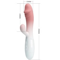 Snappy Rabbit Vibrator 30 Functions Pink