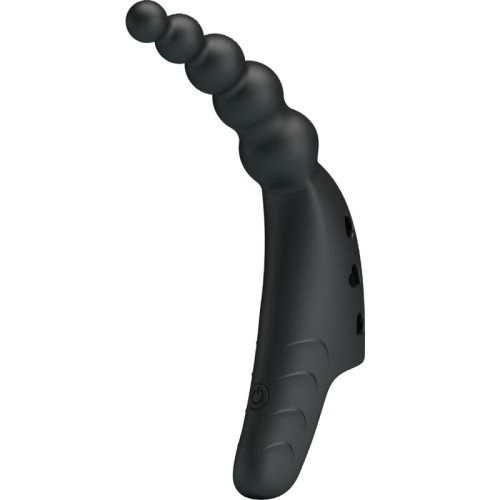 Vibrador de Dedo Jordin 10 Vibraciones Negro