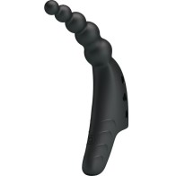 Vibrador de Dedo Jordin 10 Vibraciones Negro