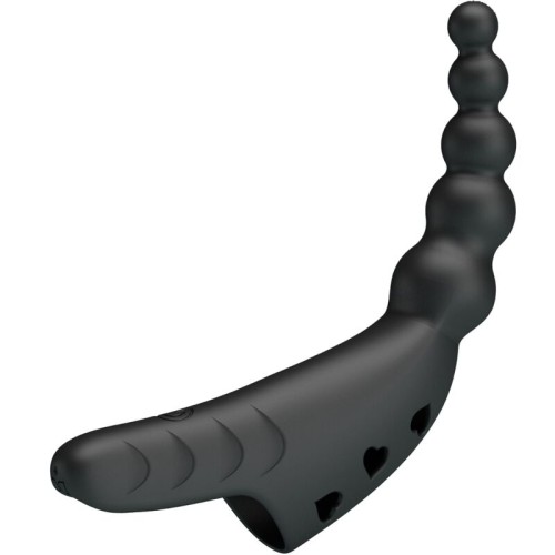 Vibrador de Dedo Jordin 10 Vibraciones Negro