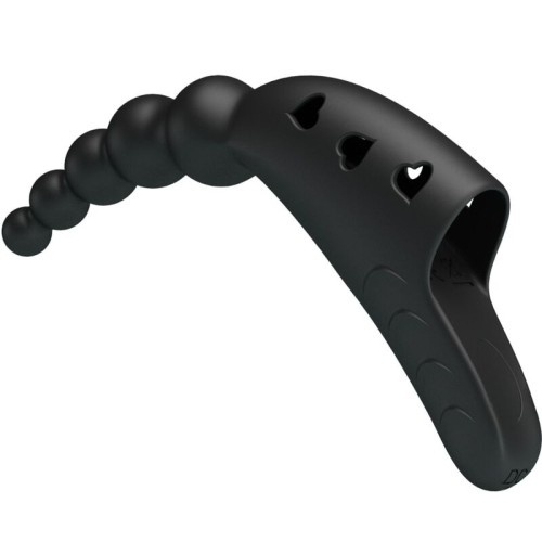 Vibrador de Dedo Jordin 10 Vibraciones Negro