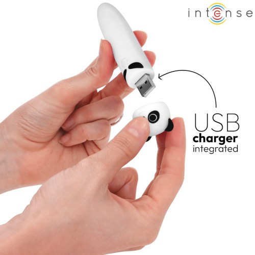 Bala Vibradora Panda Recargable Para Placer Juguetón