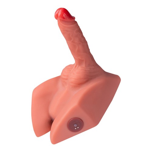 Realistic Masturbator with Thrusting Function for Intense Pleasure