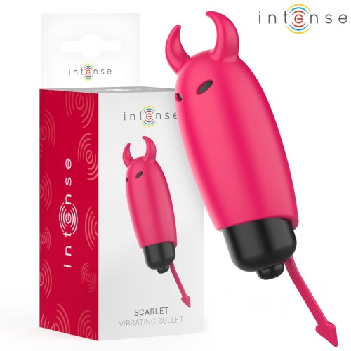 Intense Scarlet Vibrating Bullet for Pleasure