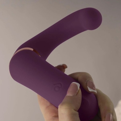 Vibrador Dual Punto G Y Estimulador Clítoris Rocks-Off Gemini Morado