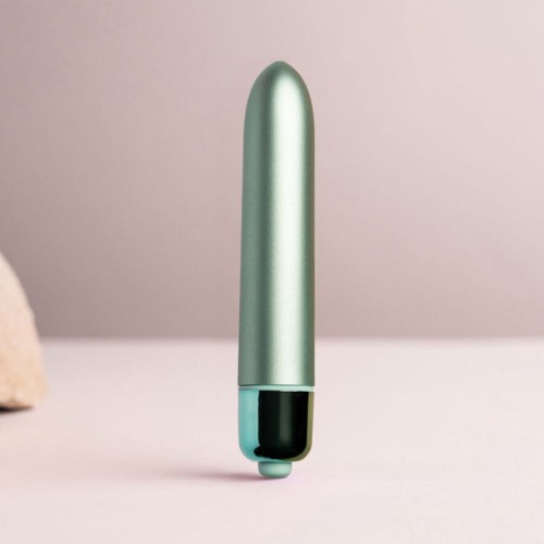 Rocks-Off Ro-90 Aqua Lily Vibrating Bullet Green