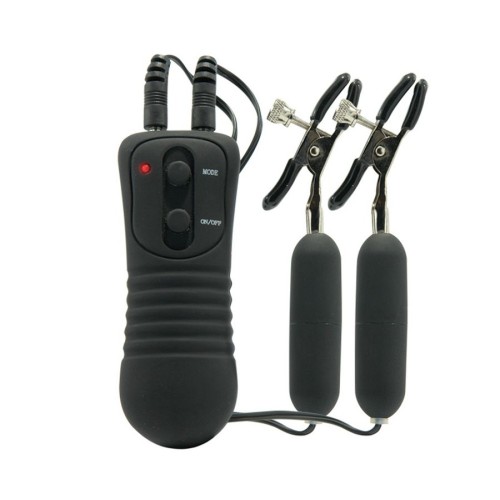 Nipple Clamps with Built-in Vibrator for Exciting Sensations