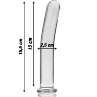 Modelo 9 Dildo Cristal Transparente