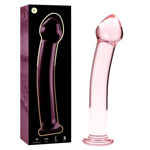 Model 11 Crystal Dildo Pink 16 cm
