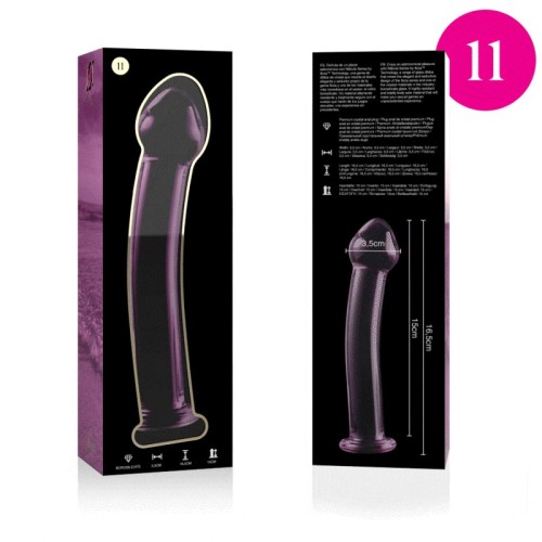 Model 11 Crystal Dildo Pink 16 cm