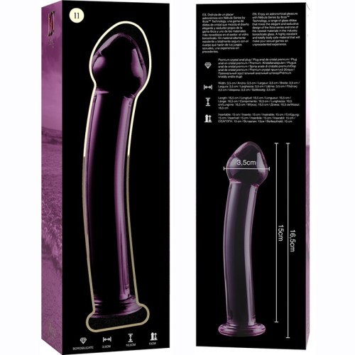 Model 11 Crystal Dildo Pink 16 cm