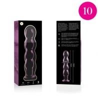 Model 10 Pink Crystal Dildo 16.5 cm