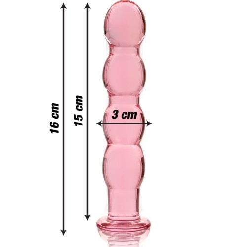 Model 10 Pink Crystal Dildo 16.5 cm