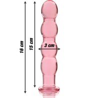 Model 10 Pink Crystal Dildo 16.5 cm