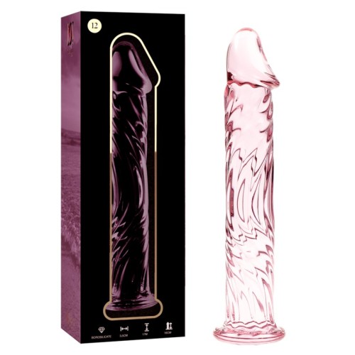 Model 12 Pink Crystal Dildo for Elegant Pleasure