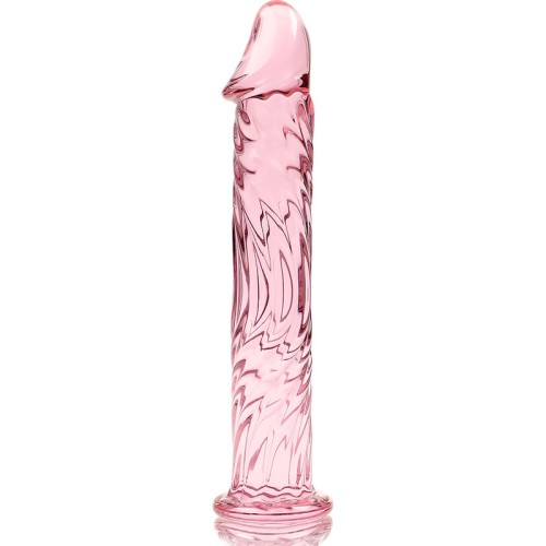 Model 12 Pink Crystal Dildo for Elegant Pleasure