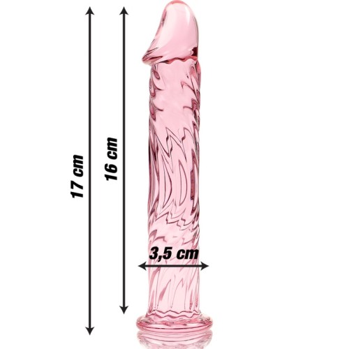 Model 12 Pink Crystal Dildo for Elegant Pleasure
