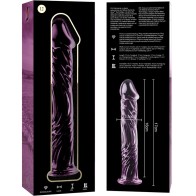 Modelo 12 Dildo Cristal Rosa para un Placer Elegante
