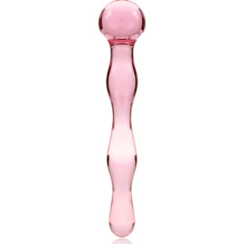 Model 13 Pink Borosilicate Glass Dildo