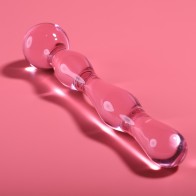 Dildo Cristal Rosa Modelo 13 de Borosilicato