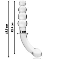 Modelo 14 Dildo Cristal Transparente - Diseño Lujoso