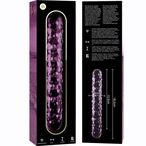 Model 15 Borosilicate Glass Dildo - Elegant Pleasure