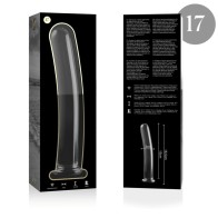 Model 17 Transparent Crystal Dildo 18.5 cm - Luxury Anal Toy