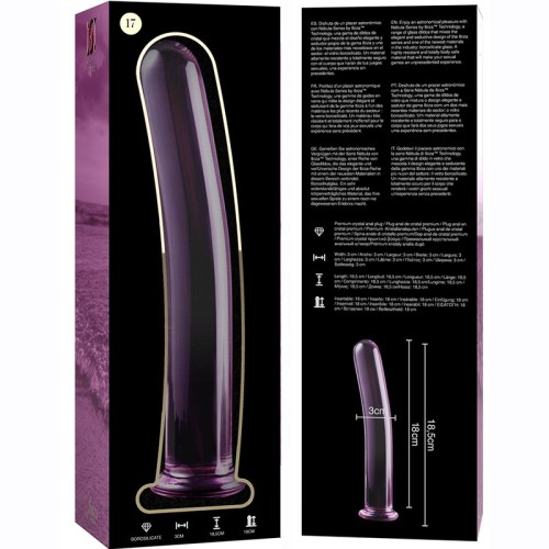 Modelo 17 - Exquisito Dildo de Cristal Rosa