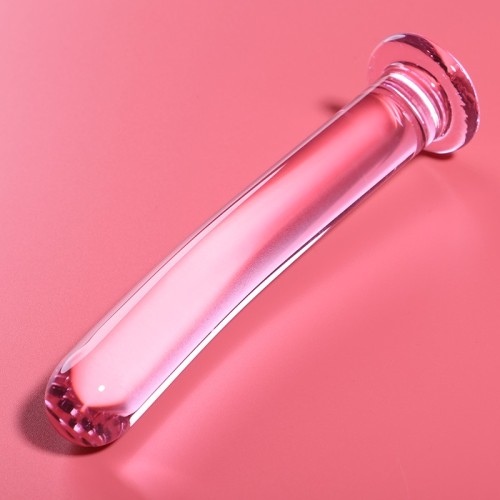 Modelo 17 - Exquisito Dildo de Cristal Rosa