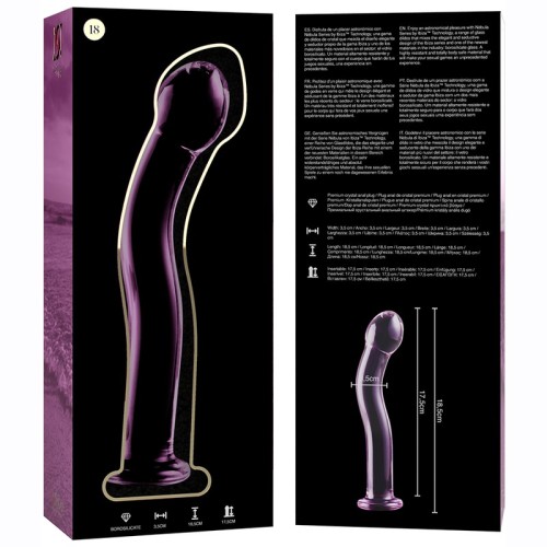Dildo Cristal Modelo 18 para Placer Anal Lujoso