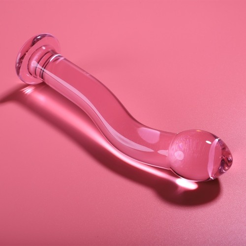 Dildo Cristal Modelo 18 para Placer Anal Lujoso