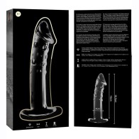 Model 19 Crystal Dildo Transparent 18.5 cm - Luxury Experience