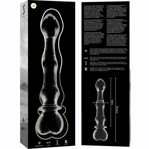 Model 21 Crystal Dildo for Luxurious Pleasure